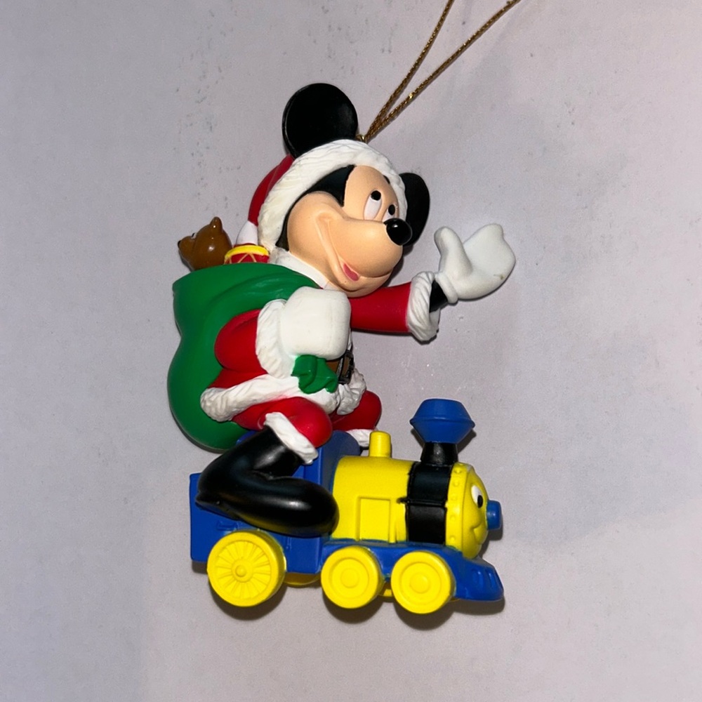 Disney Mickey on Train ornament